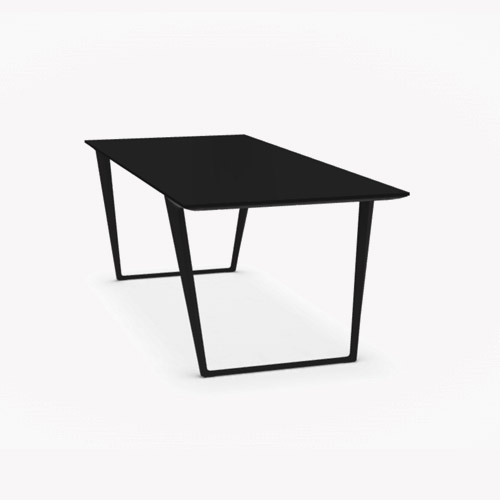[FURN_0097] Customizable Desk (Steel, Black)